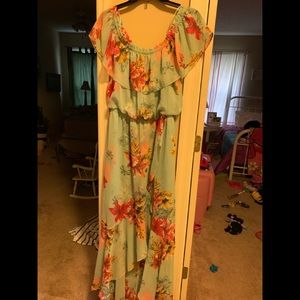 Express hi low dress